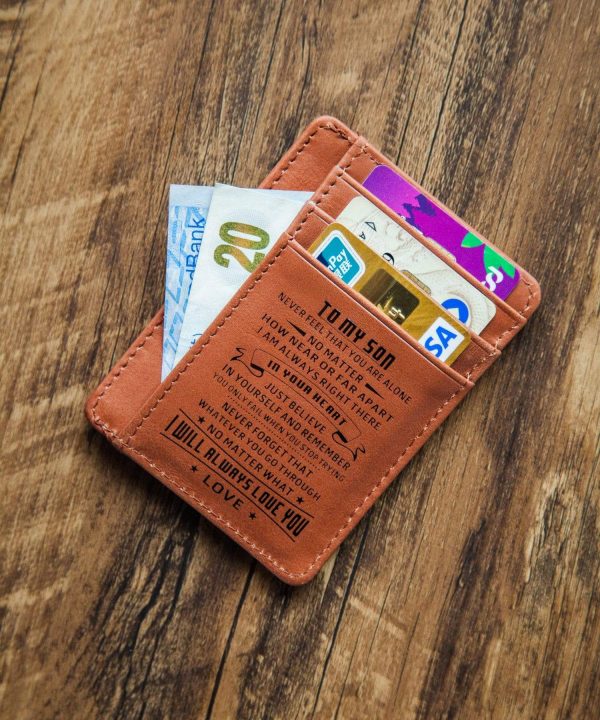 jinrol Slim Pocket Genuine Leather Wallet